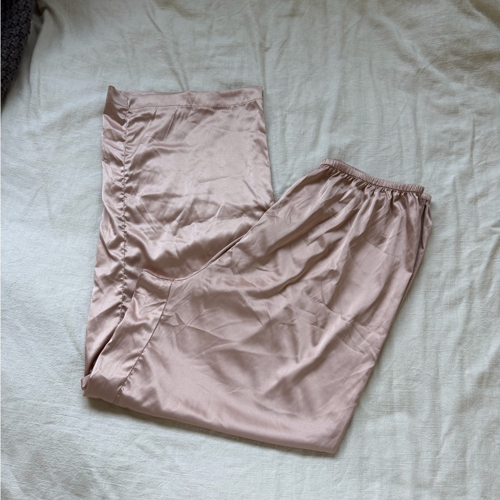 NWOT SKIMS Silk Pants Golden (flawed & altered)